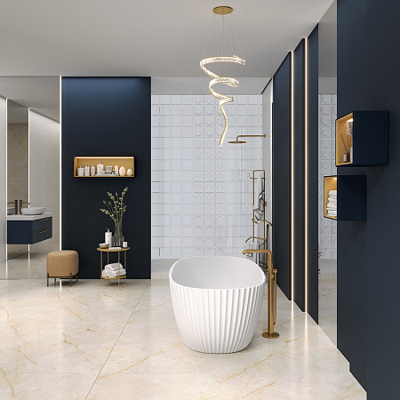 САПФИР ванна /монолитный композит/белая/ Aqua de Marco