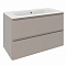 Тумба подвесная ЭСТЕЛЬ 100 /латте/ под раковину Нева / AQUA DE MARCO