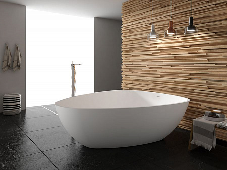 Alparini Adriana 180см Solid Surface ванна матовая