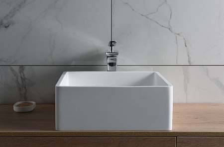 Alparini Intento 40см Solid Surface раковина накладная матовая