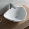 Alparini Adriana 57см Solid Surface раковина накладная матовая